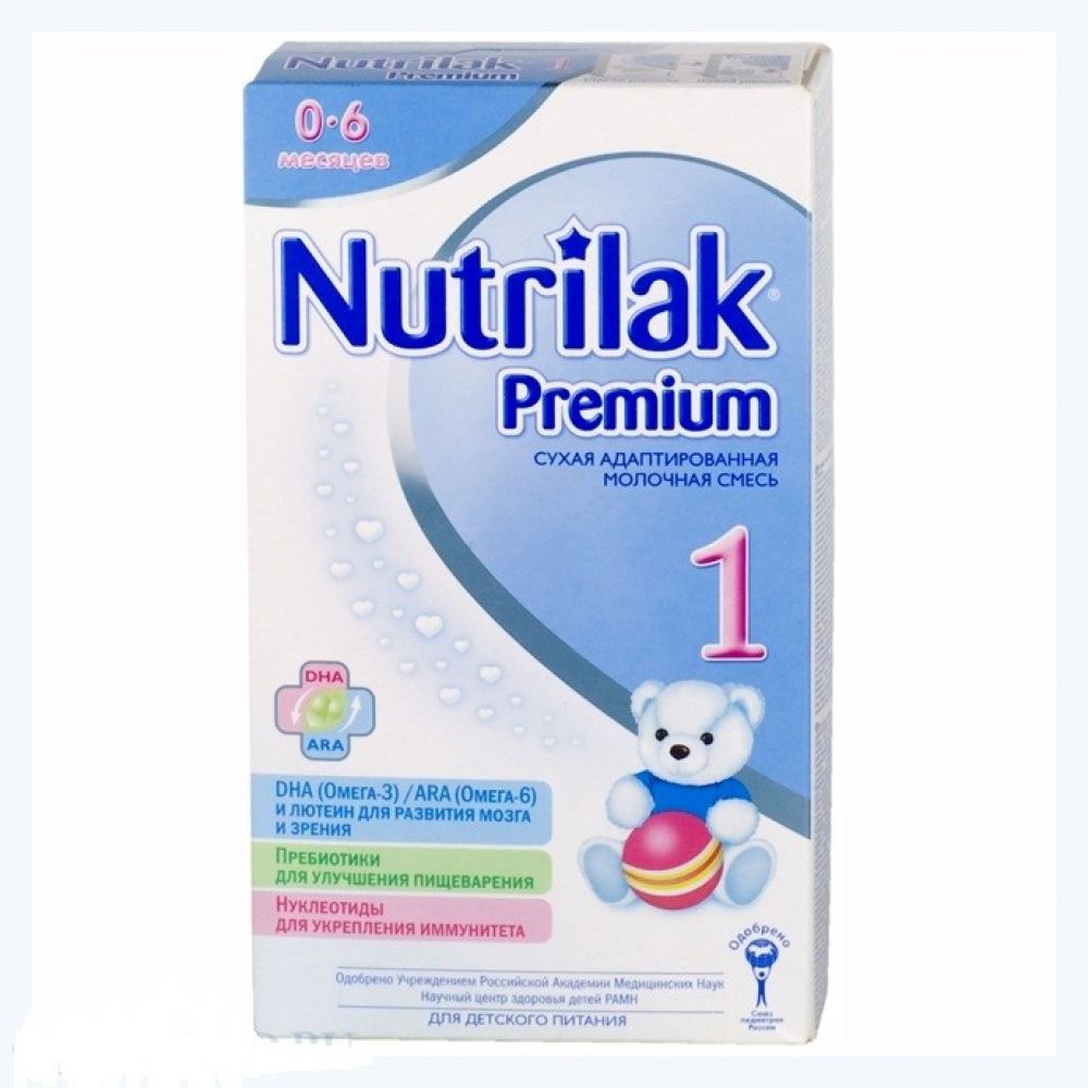 Нутрилак смесь молочная Премиум1 пребиотики от 0 до 6мес. 400г