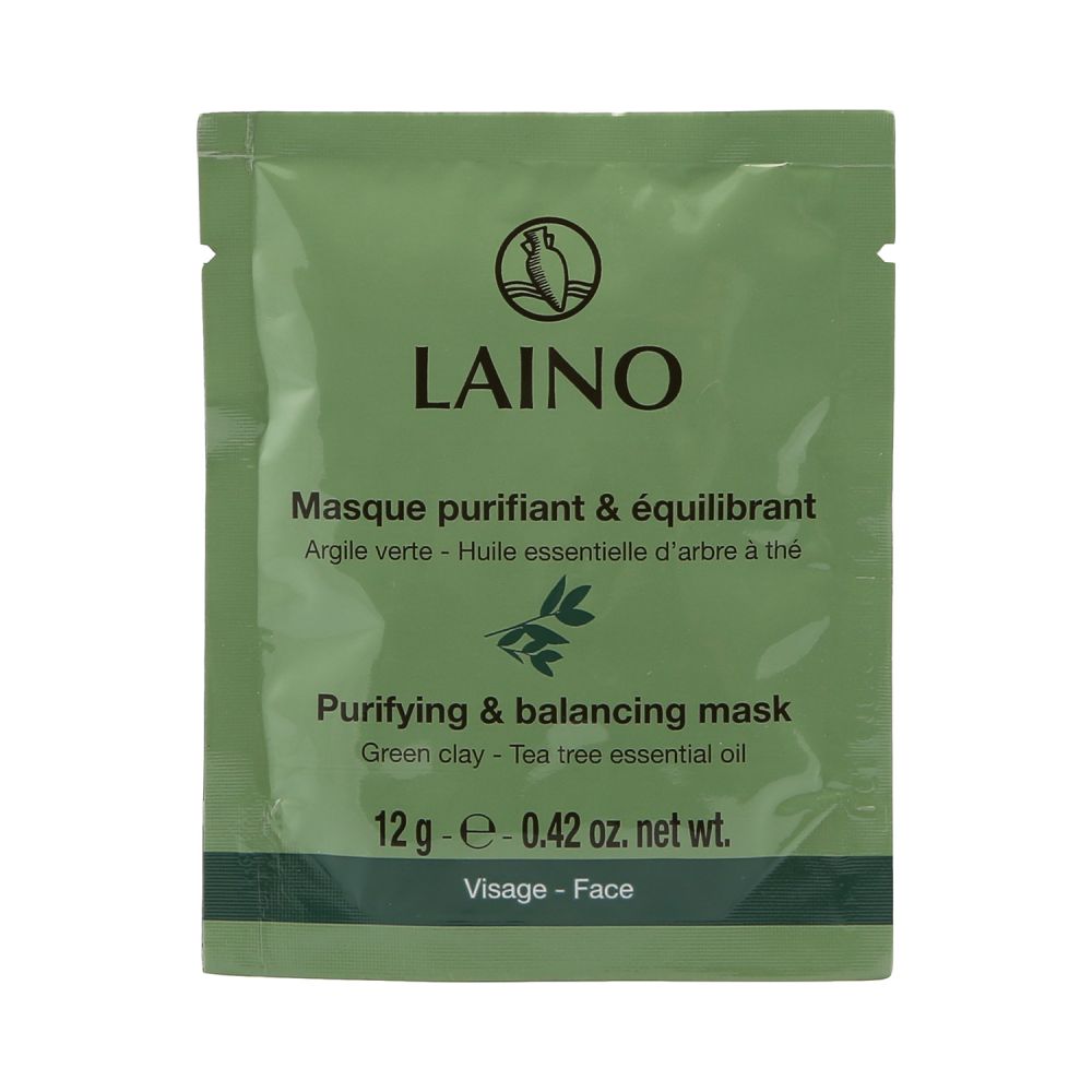 Ригла маска д/лица Лэно очищающая регулирующая с зеленой глиной 12г