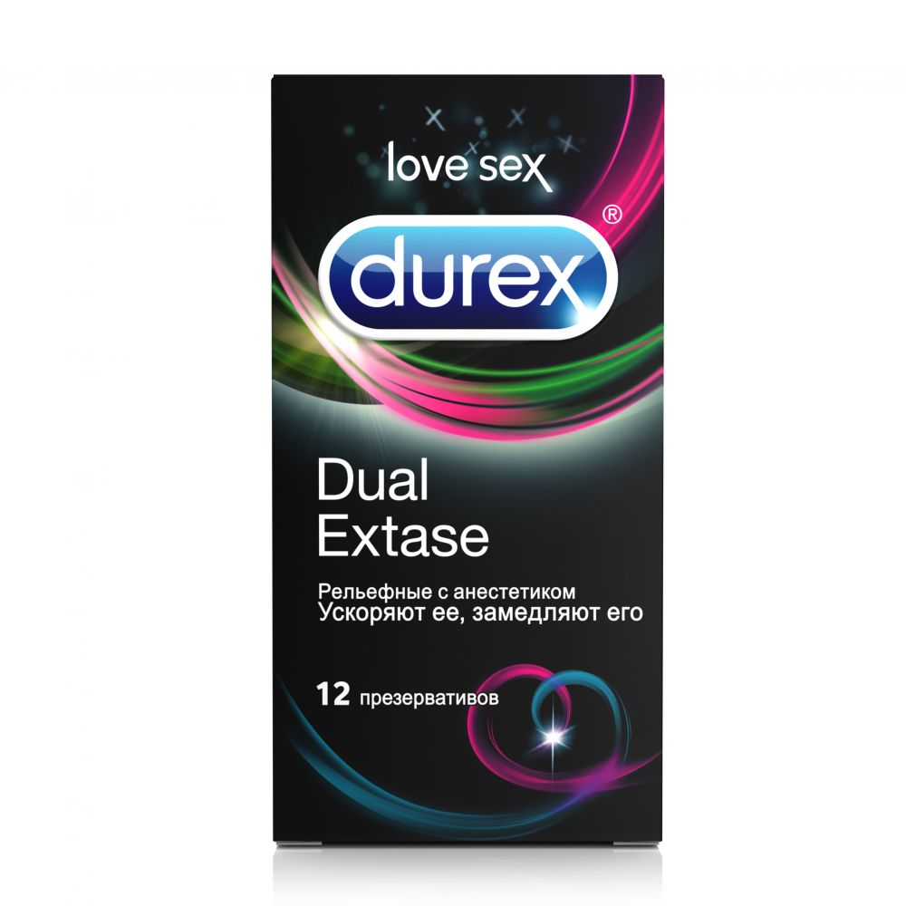 Дюрекс презервативы Дуал Экстаз №12