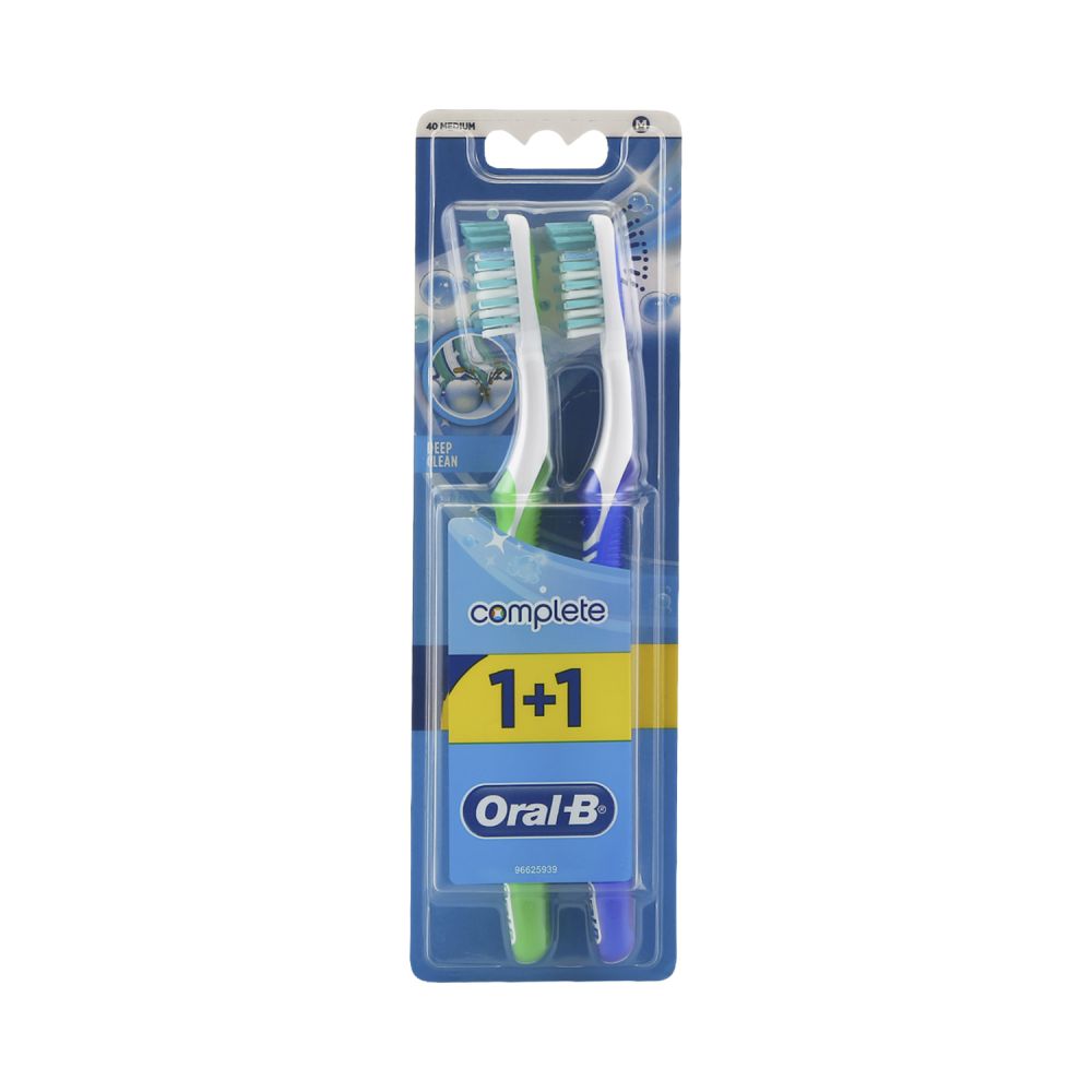Орал-Б щетка зубная набор Комплит Глубокая чистка 40 средняя №2