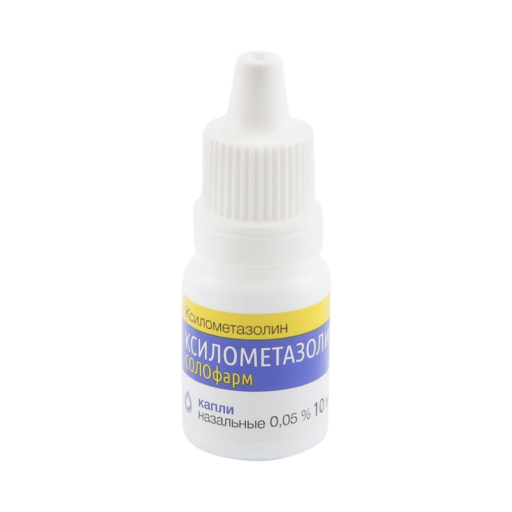 Ксилометазолин-СОЛОфарм капли наз. 0,05% 10мл