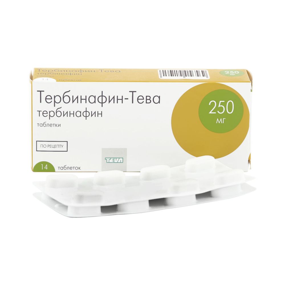 Тербинафин-Тева таб. 250мг №14