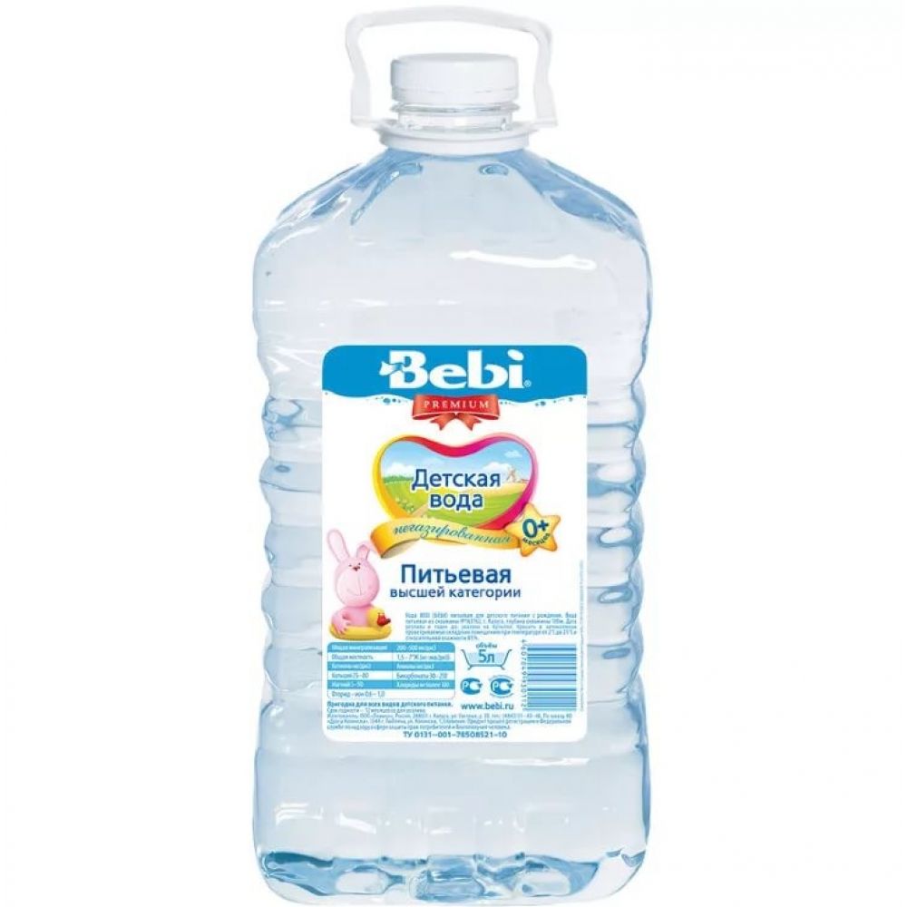 Беби вода от рождения 5л