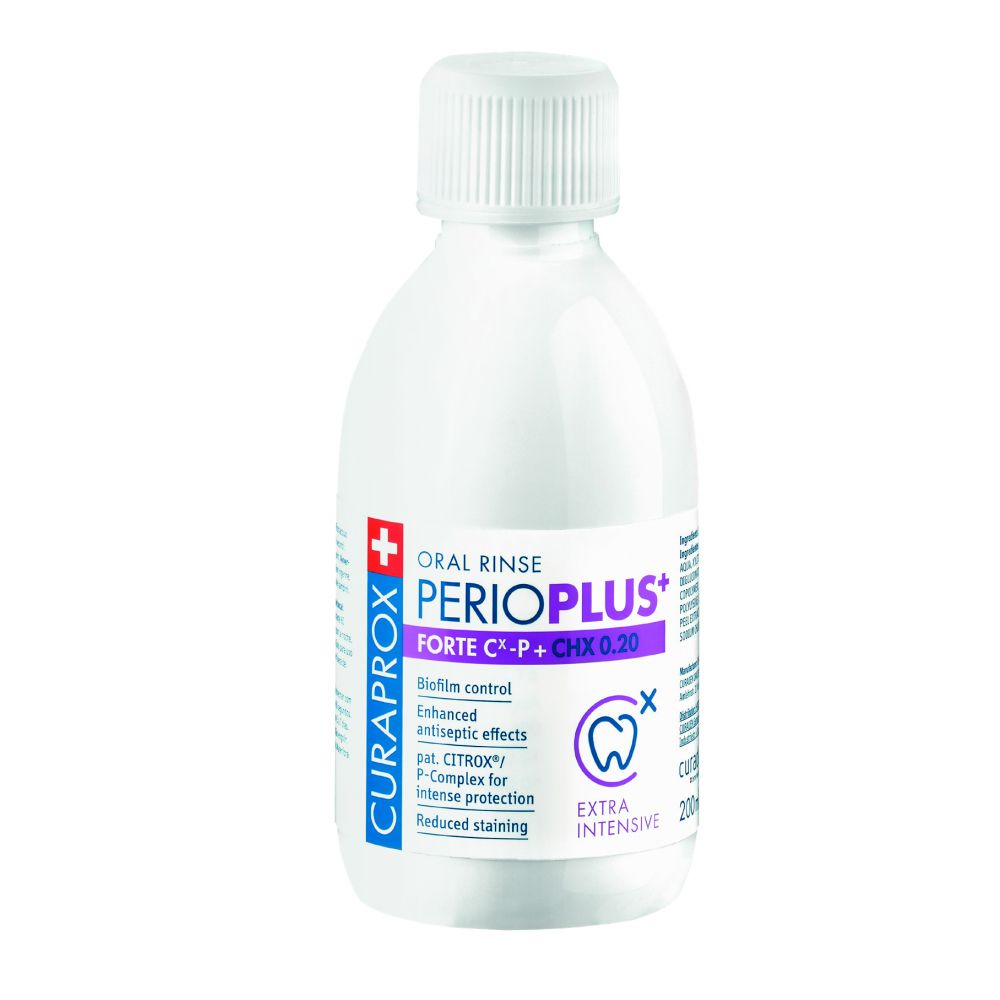 Курапрокс Перио Плюс Форте ополаскиватель д/полости рта 0,2% хлоргексидина 200мл PPF220