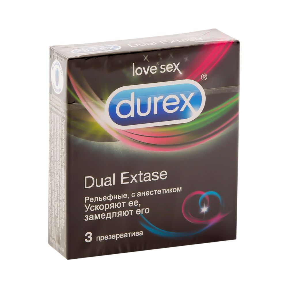 Дюрекс презервативы Дуал Экстаз №3