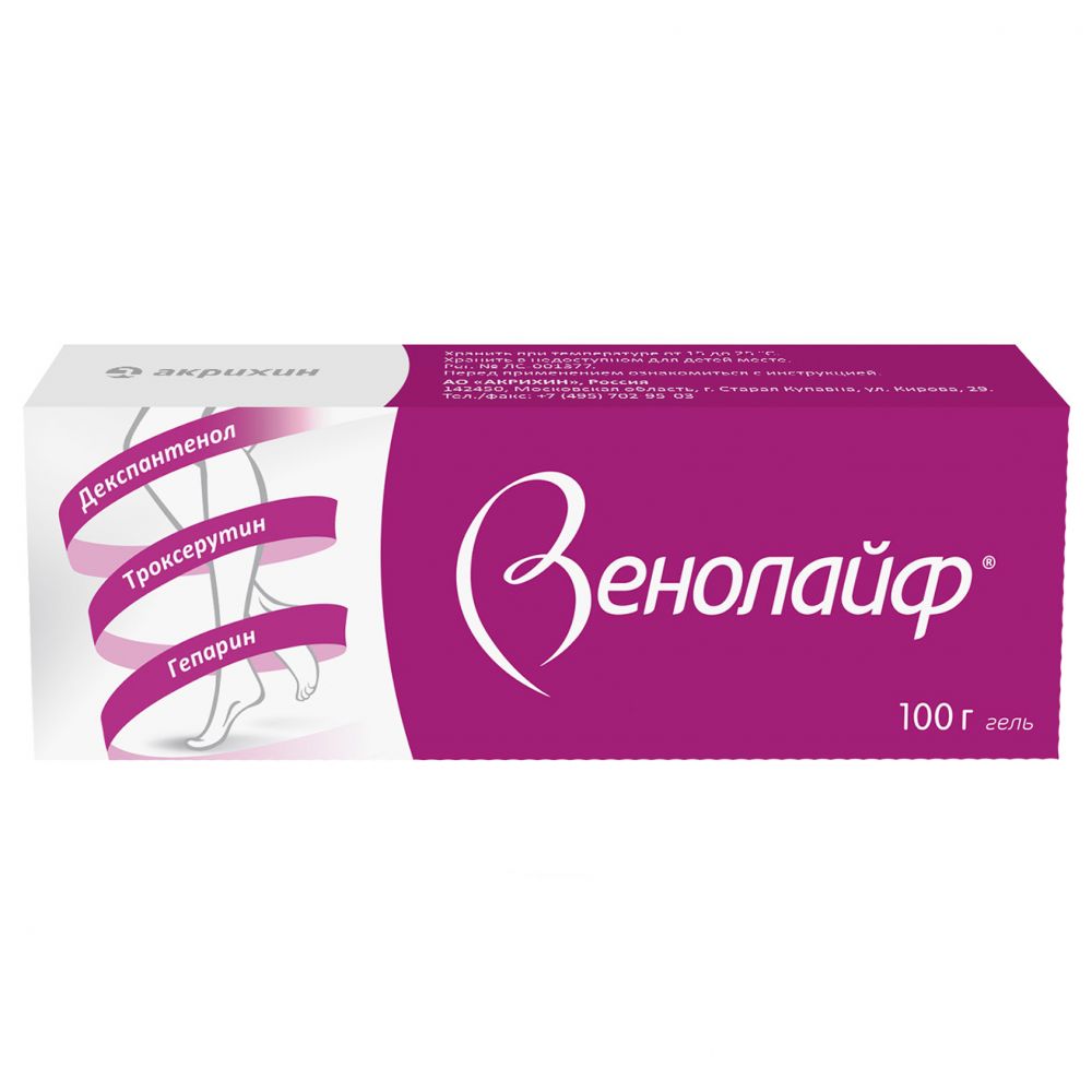 Венолайф гель 100г