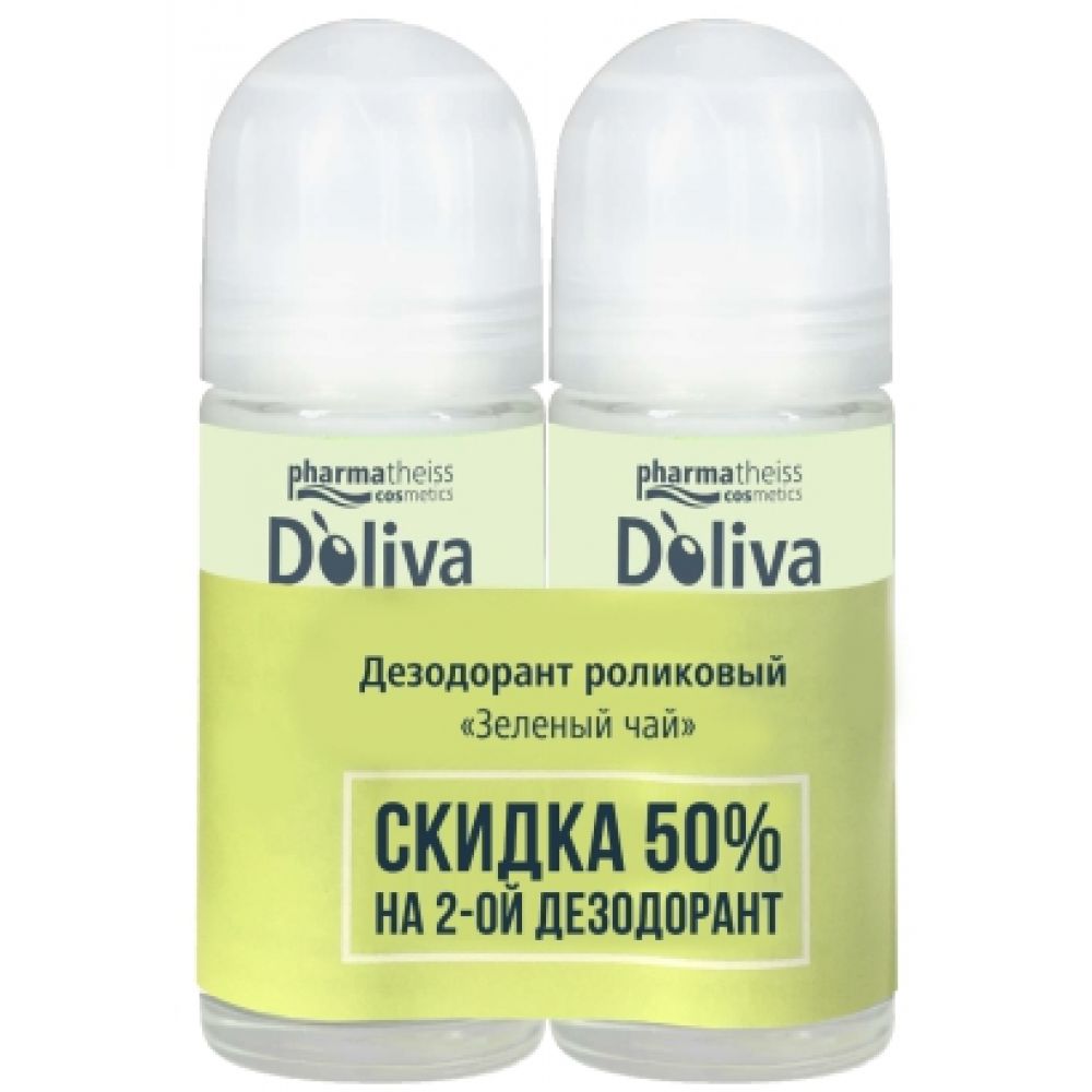 Д Олива дезодорант-ролик зеленый чай 50мл №2