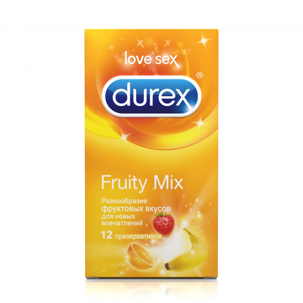 Дюрекс презервативы Фрути Микс №12