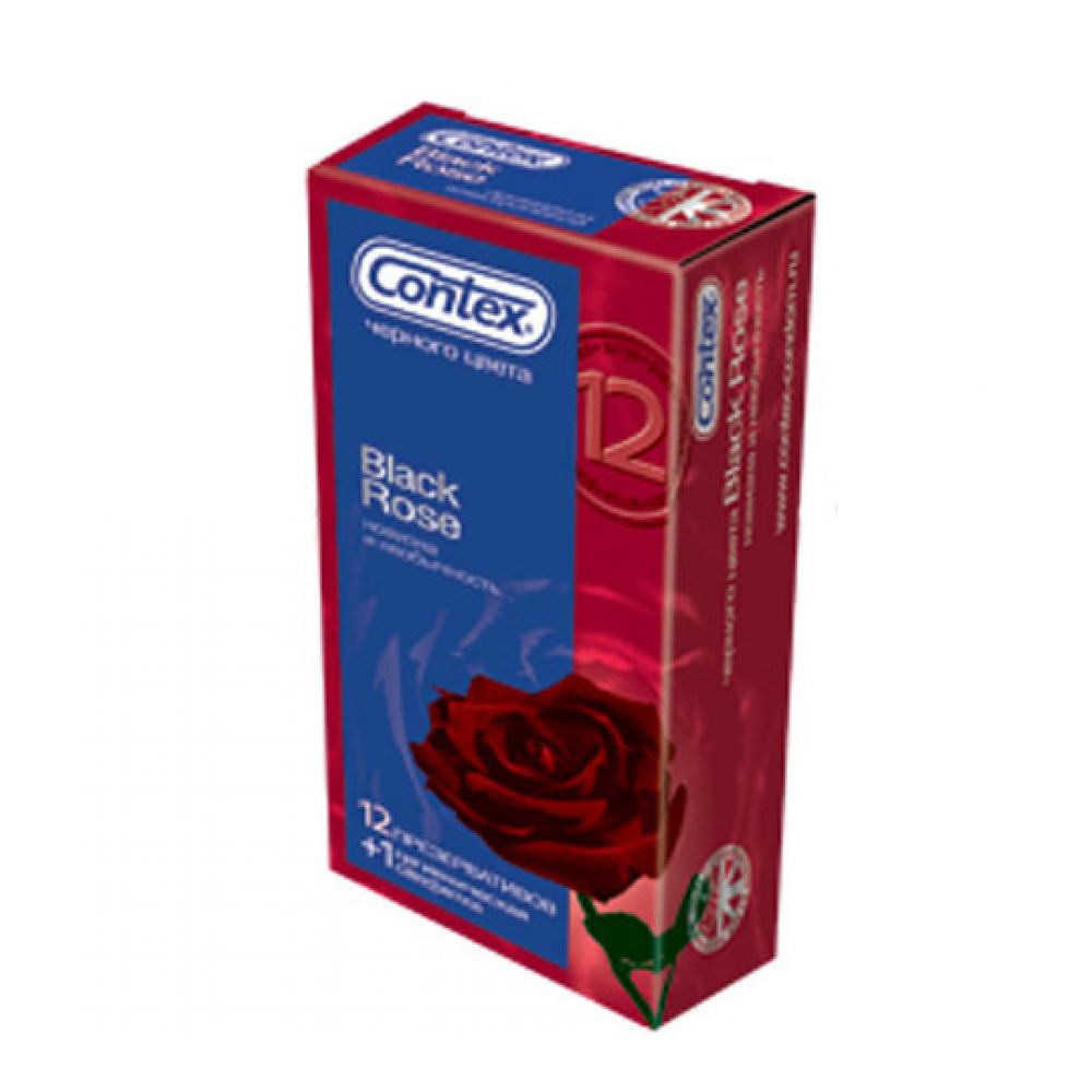Контекс презервативы Блек Роуз №12