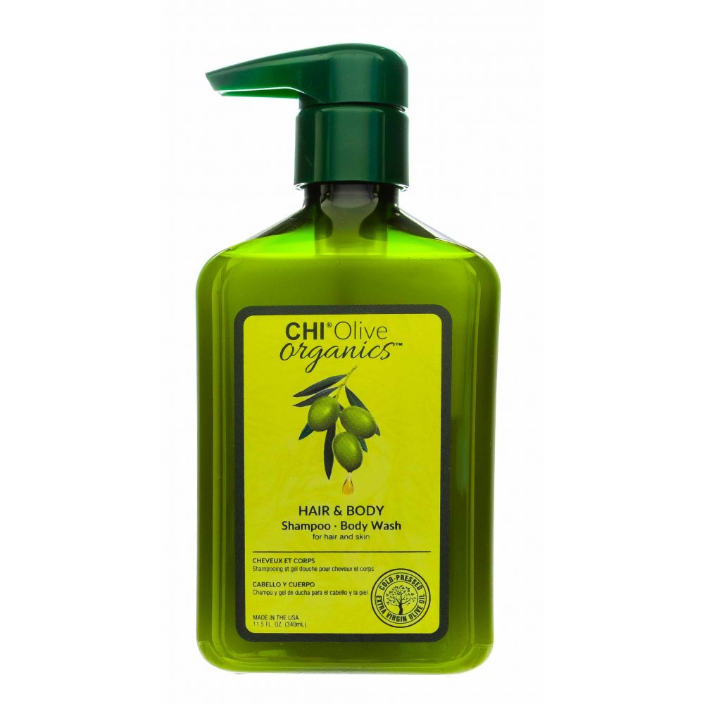 Чи Шампунь Olive Organics для волос и тела 340мл
