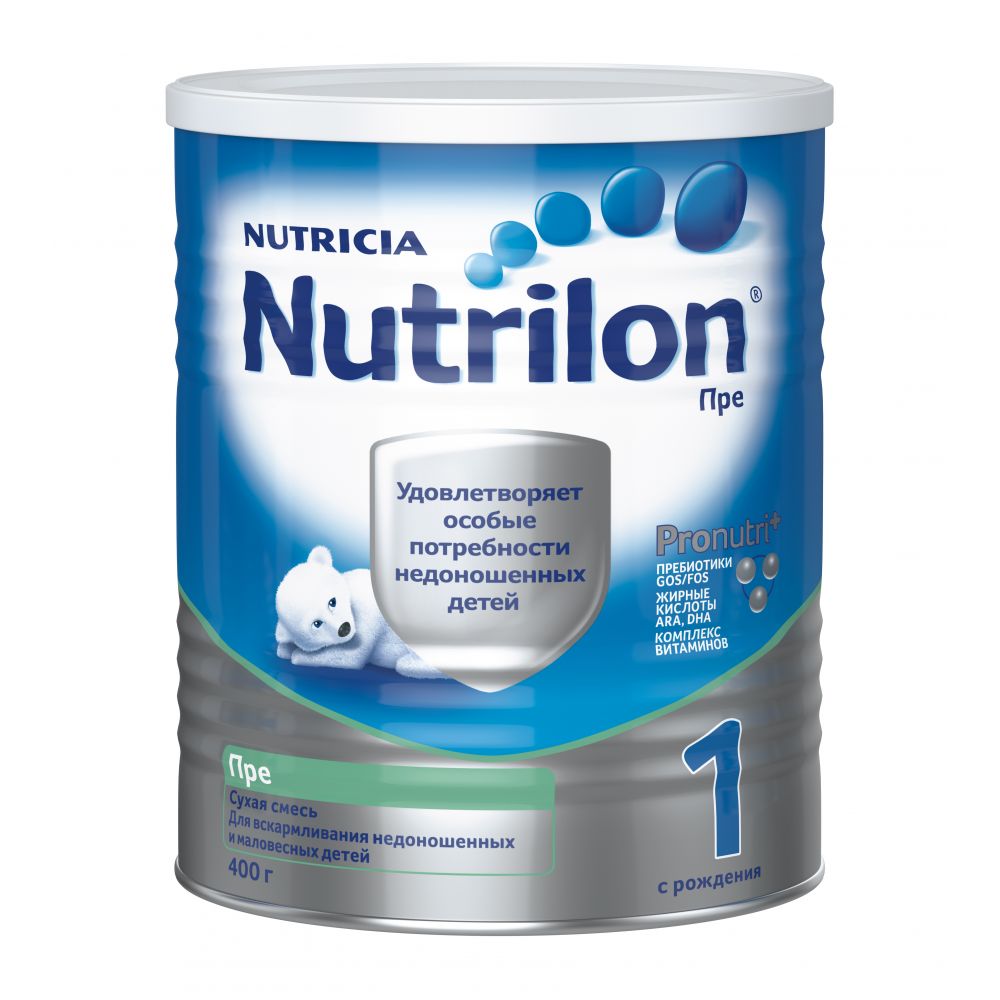 Нутрилон смесь молочная ПРЕ 1 д/недоношенных детей 400г