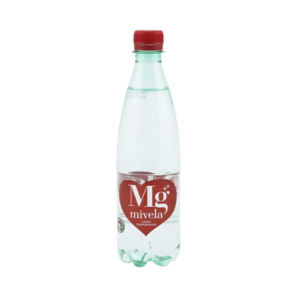 Ригла вода минеральная Мивела Mg++ природ.питьевая лечеб.-столов. слабогаз. 1л