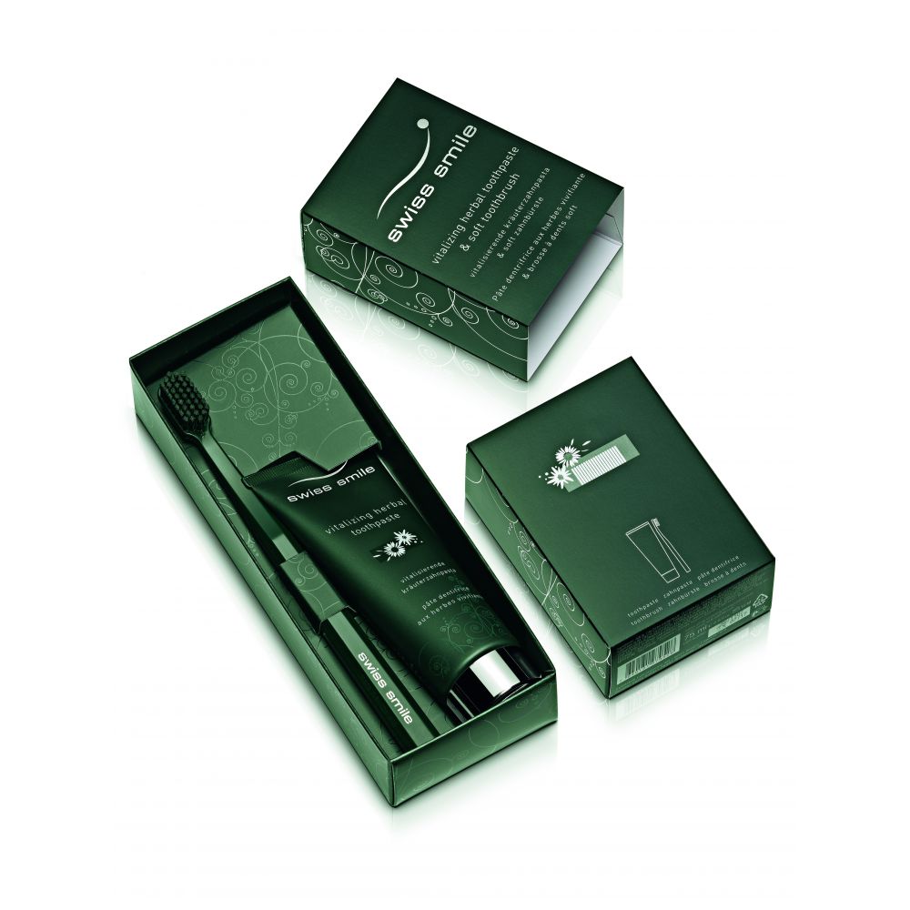 Свисс Смайл набор щетка зубная мягкая Базель+паста зубная витаминно-травяная 900-955