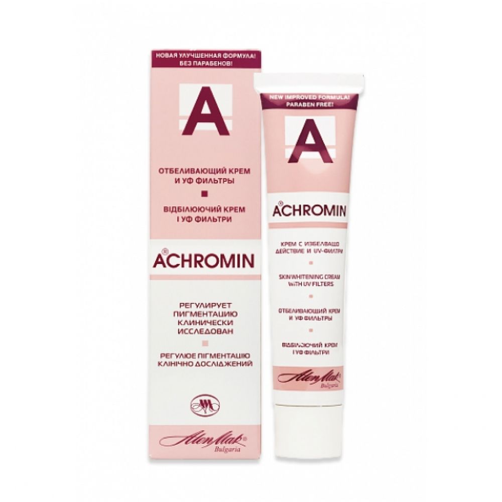 Ахромин крем д/лица отбеливающий UV-защита 45мл