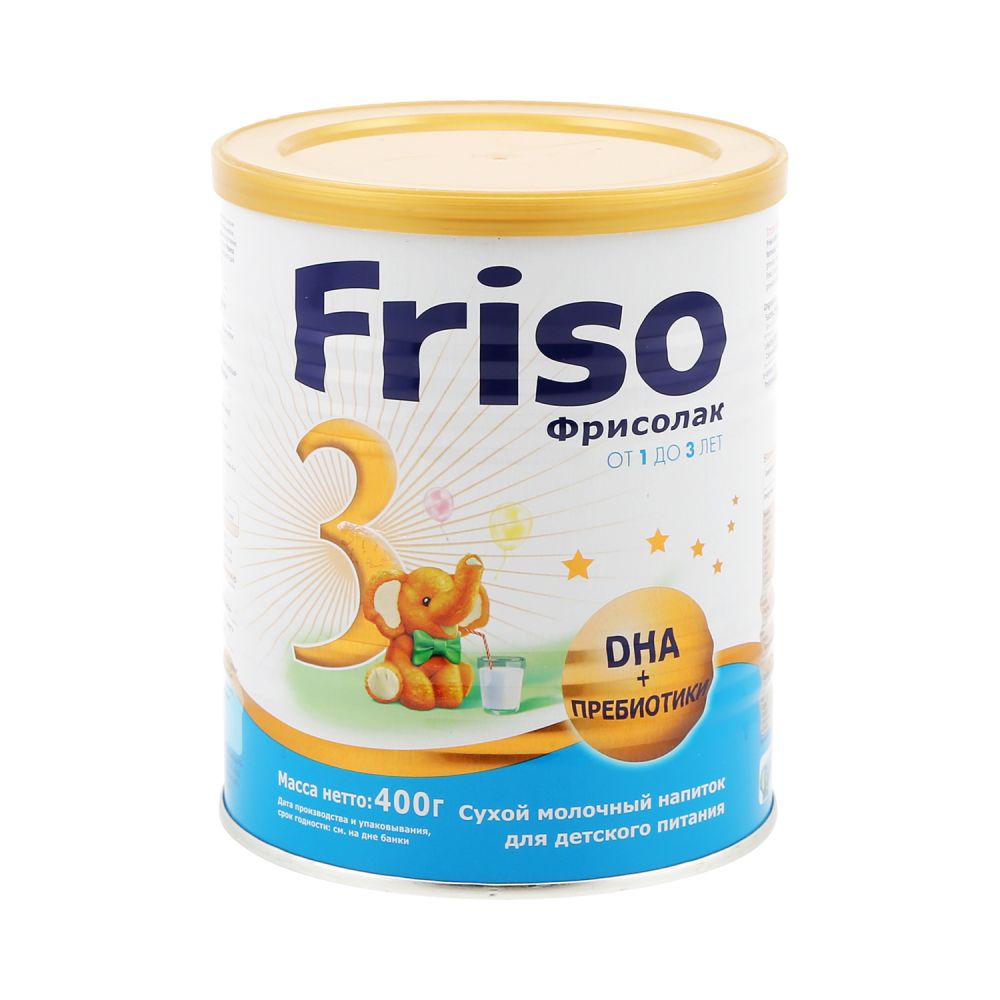 Фрисо смесь молочная Фрисoлак 3 DHA от 1года до 3лет 400г