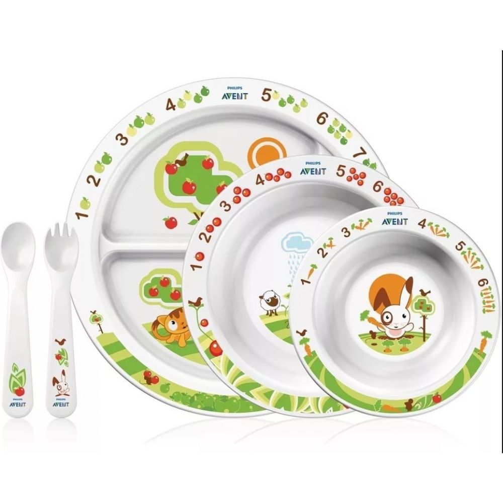 Авент набор посуда для малыша 65680