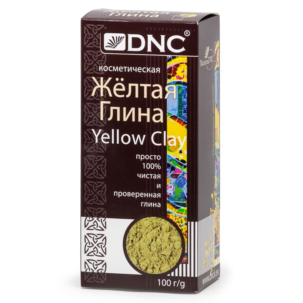 ДНЦ глина косметическая желтая 100г