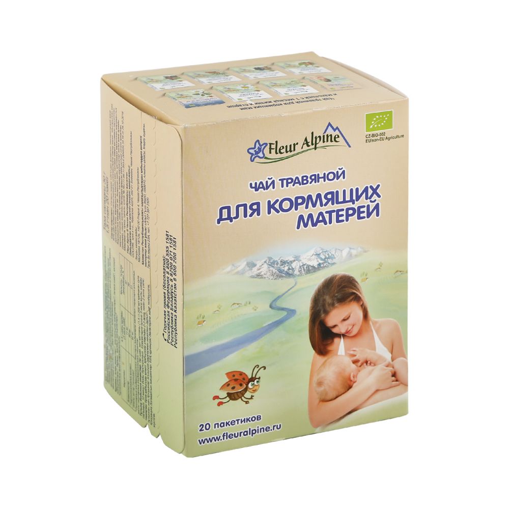 Флер Альпин чай Органик д/кормящих матерей 1,5г №20
