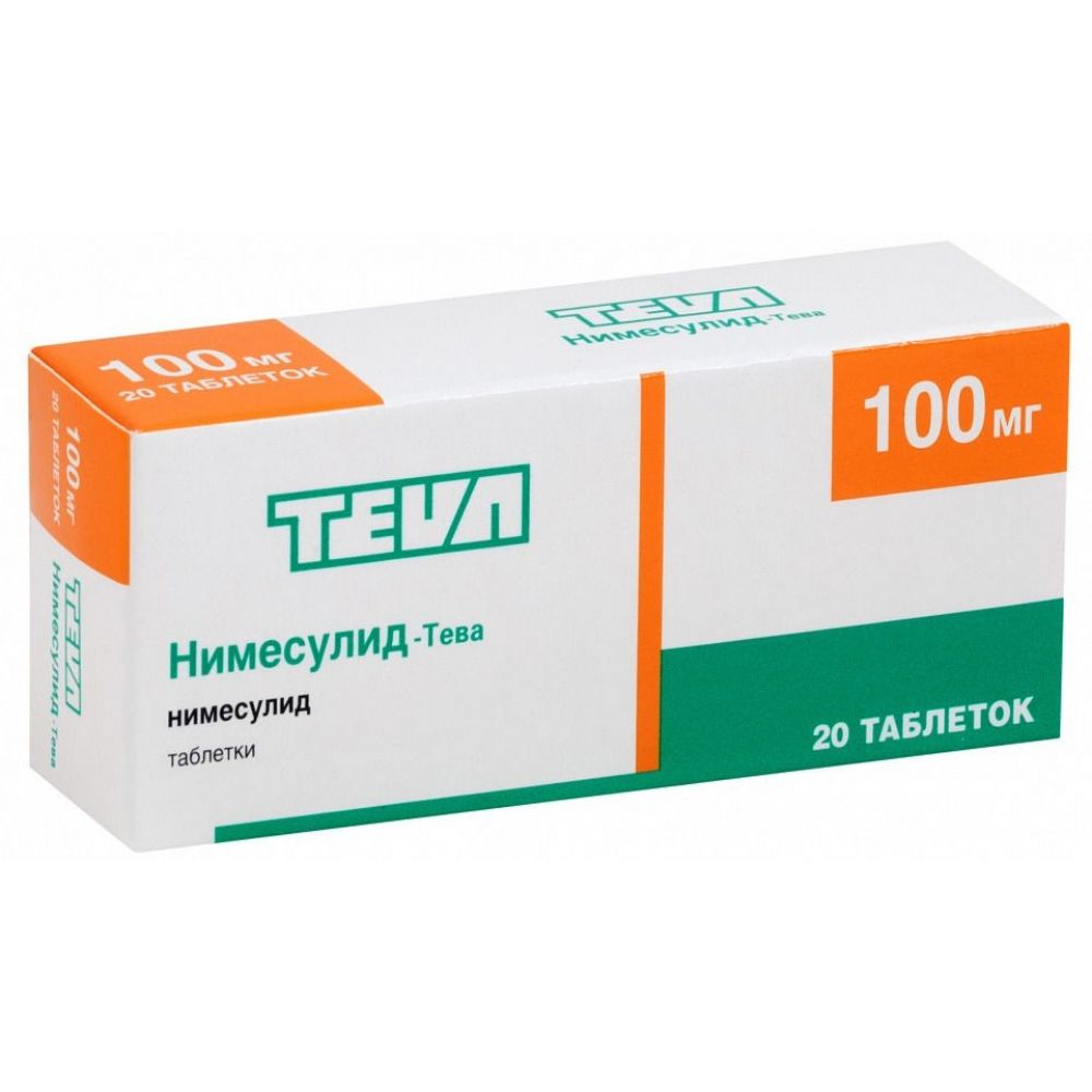 Нимесулид-Тева таб. 100мг №20