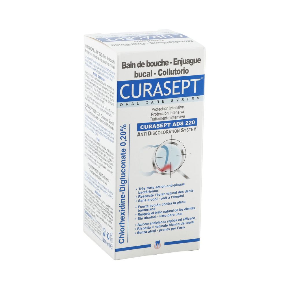 Курапрокс ополаскиватель д/полости рта 0,2% хлоргексидина 200мл ADS220