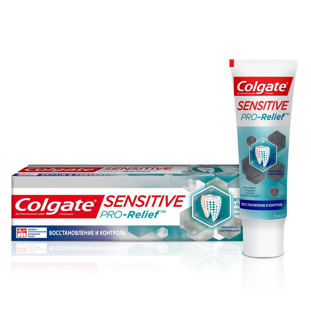 Колгейт паста зубная Сенситив Про-Релиф восстановление и контроль 75мл