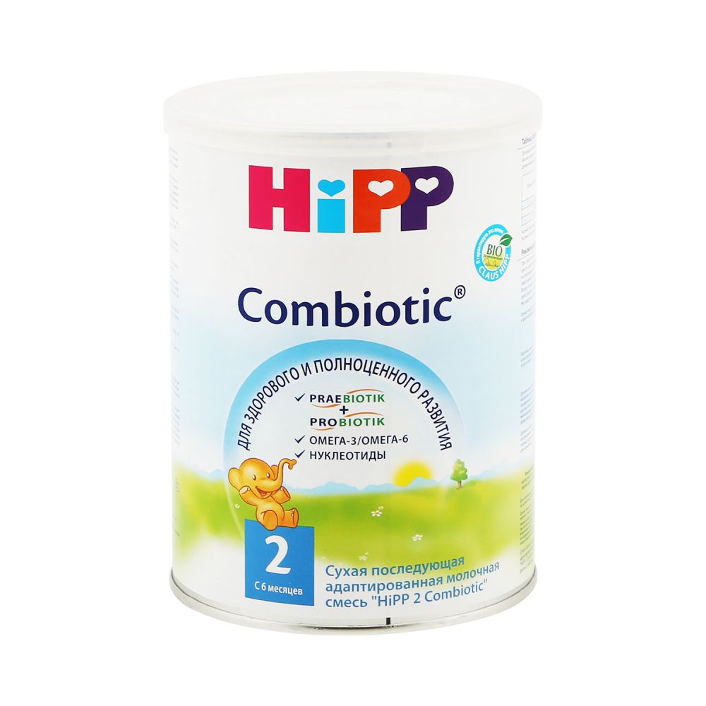 Хипп смесь молочная 2 Комбиотик от 6 до 12мес. 350г
