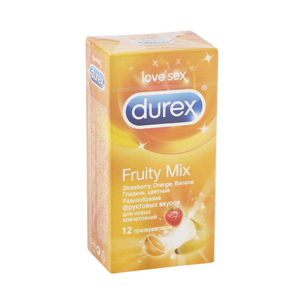 Дюрекс презервативы Фрути Микс №12