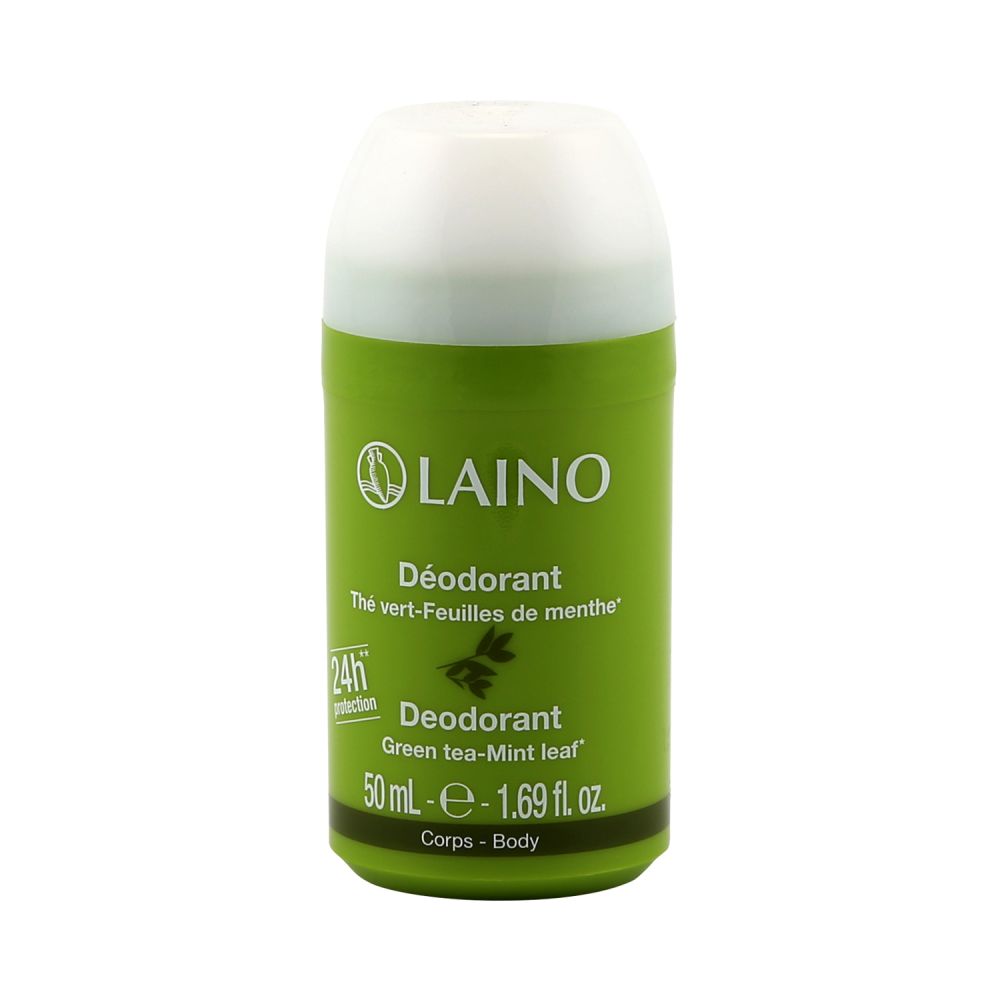 Лэно дезодорант-ролик Зеленый чай освежающий с каолином 50мл