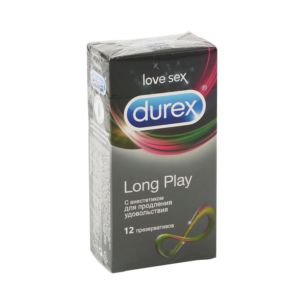 Дюрекс презервативы Лонг Плей №12