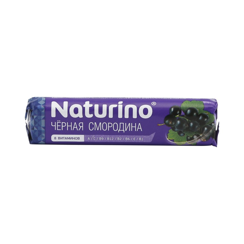 Натурино паст. витамины/сок черной смородины 36,4г